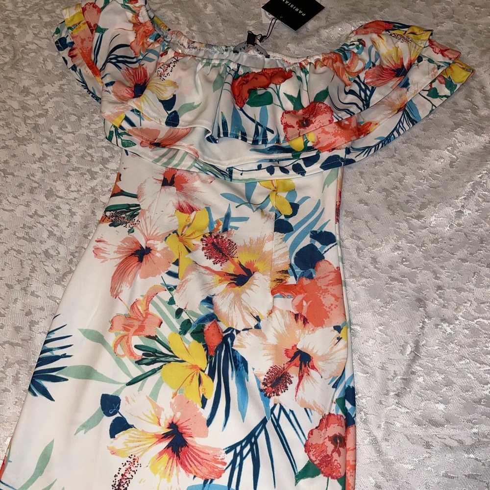 Floral mini dress